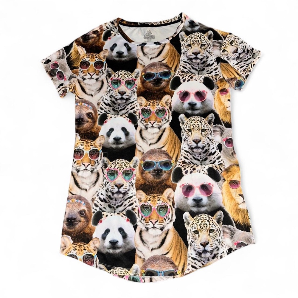 Fun Animal printed woman’s dress/night gown
